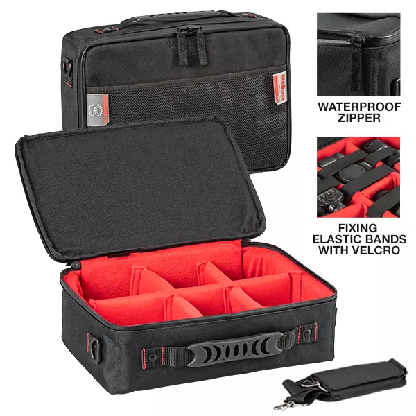 PLASTIC CASES ACCESSORY Padded Bag With Adjustable Dividers