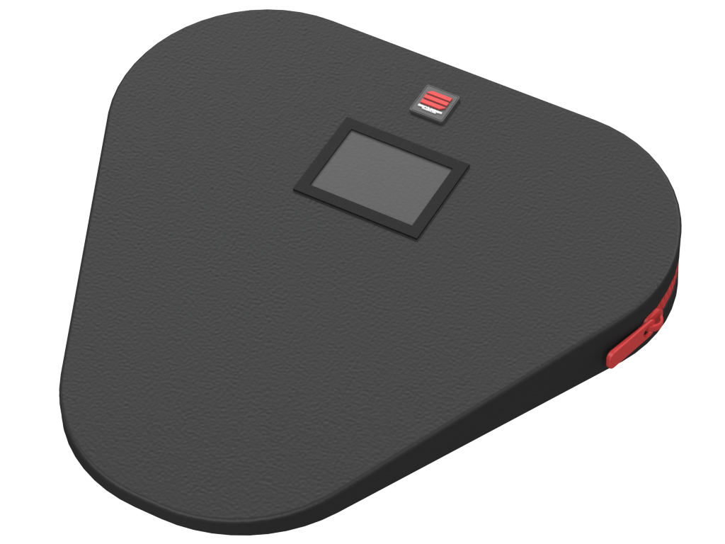 Santosom NYLON-BAG Bolsa de nailon acolchada, 1x Antena direccional