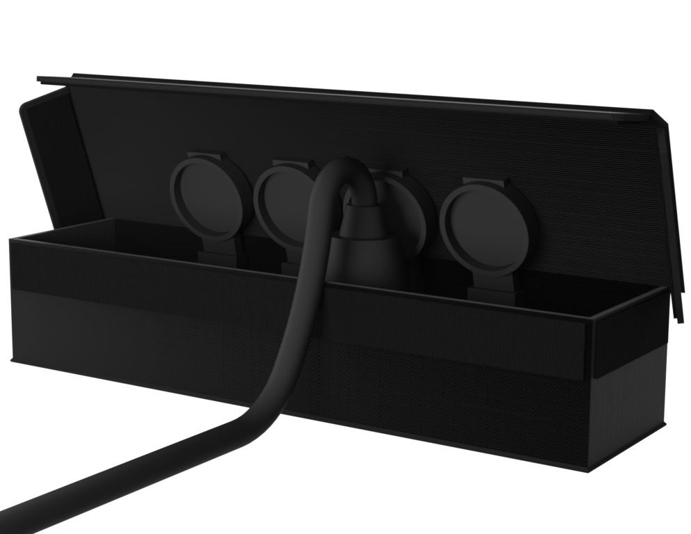 Bolsa SANTOSOM con aberturas superior y laterales, 350x100x80