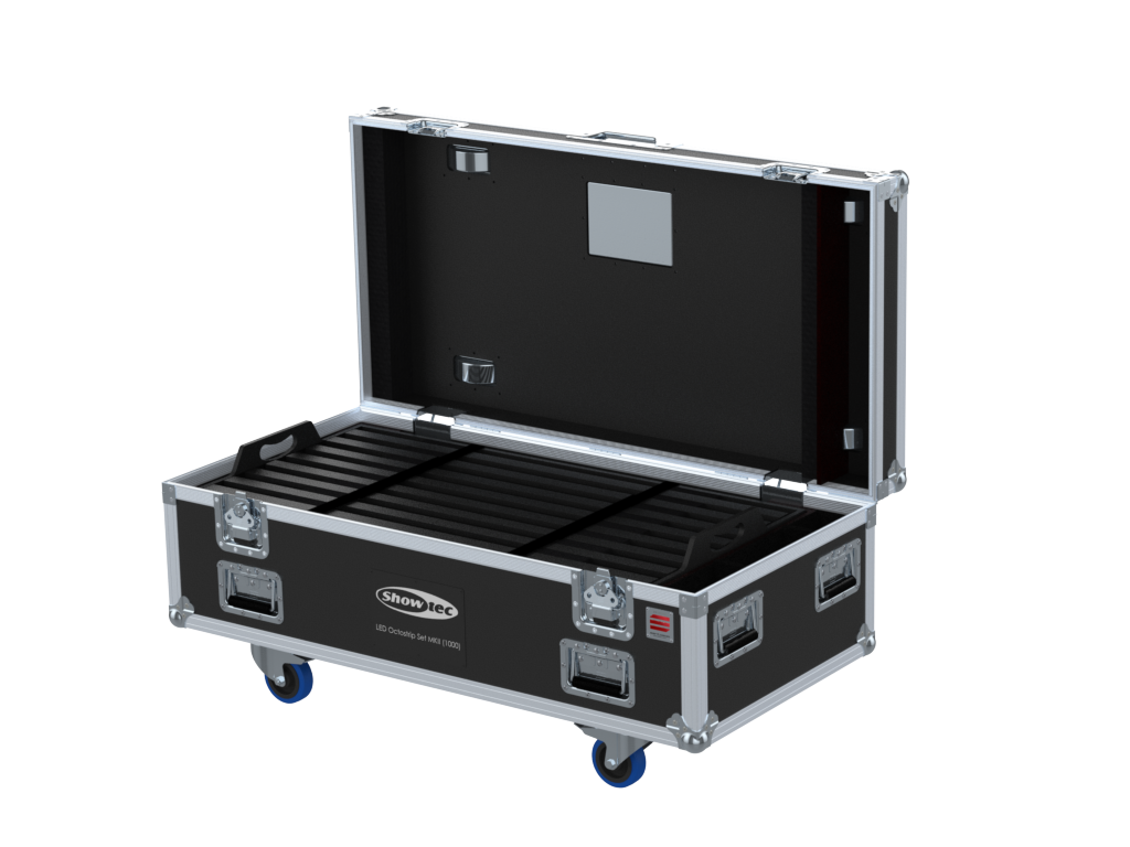 Santosom Blind Flight case PRO, 16x Showtec LED Octostrip Set MKII (1000mm)