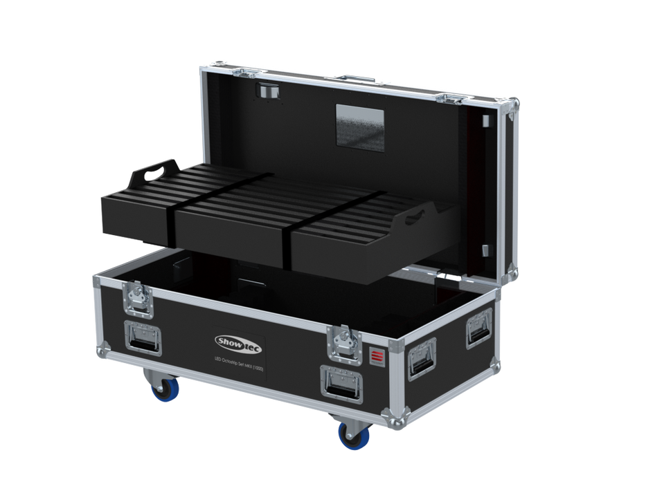Santosom Blind Flight case PRO, 16x Showtec LED Octostrip Set MKII (1000mm)