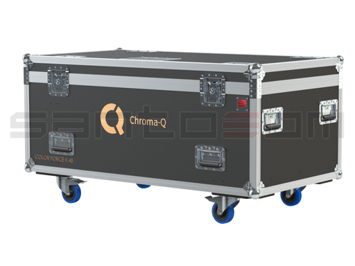 Santosom Blind Flight Case Pro, 6x Chroma-Q Color Force II 48