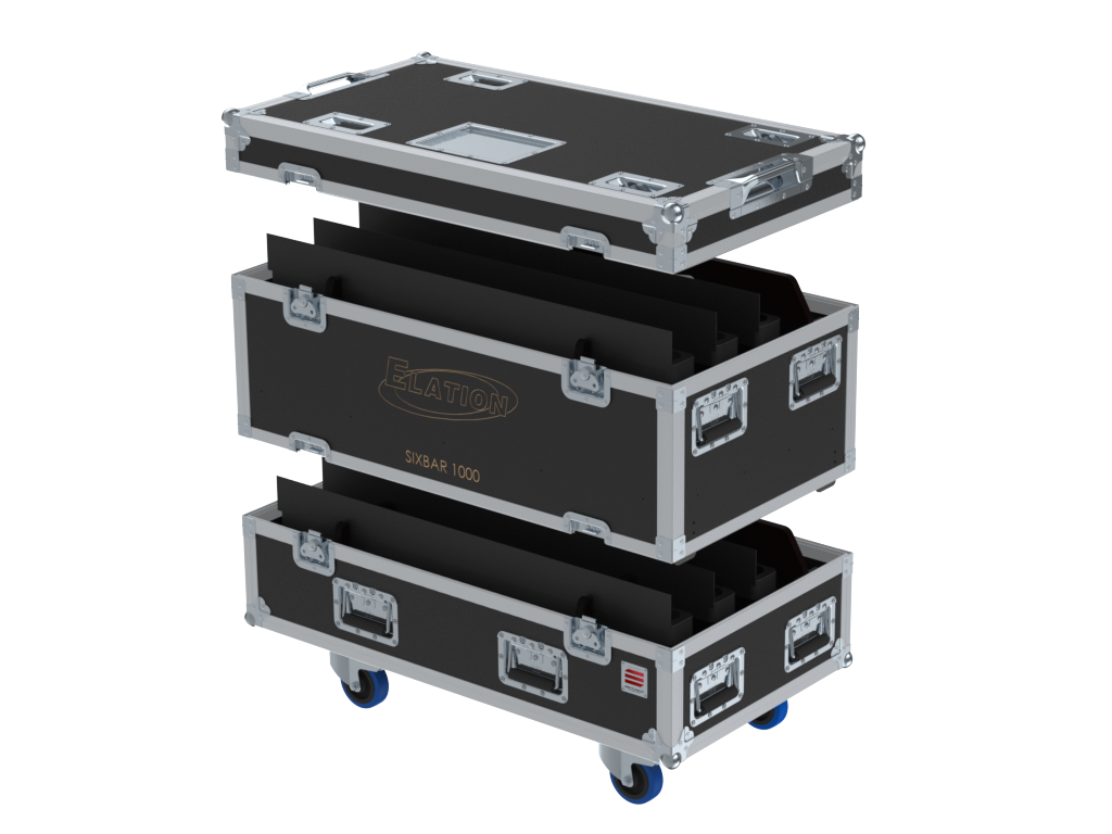 Santosom Blind Flight case PRO-3M, 12x ELATION Sixbar 1000