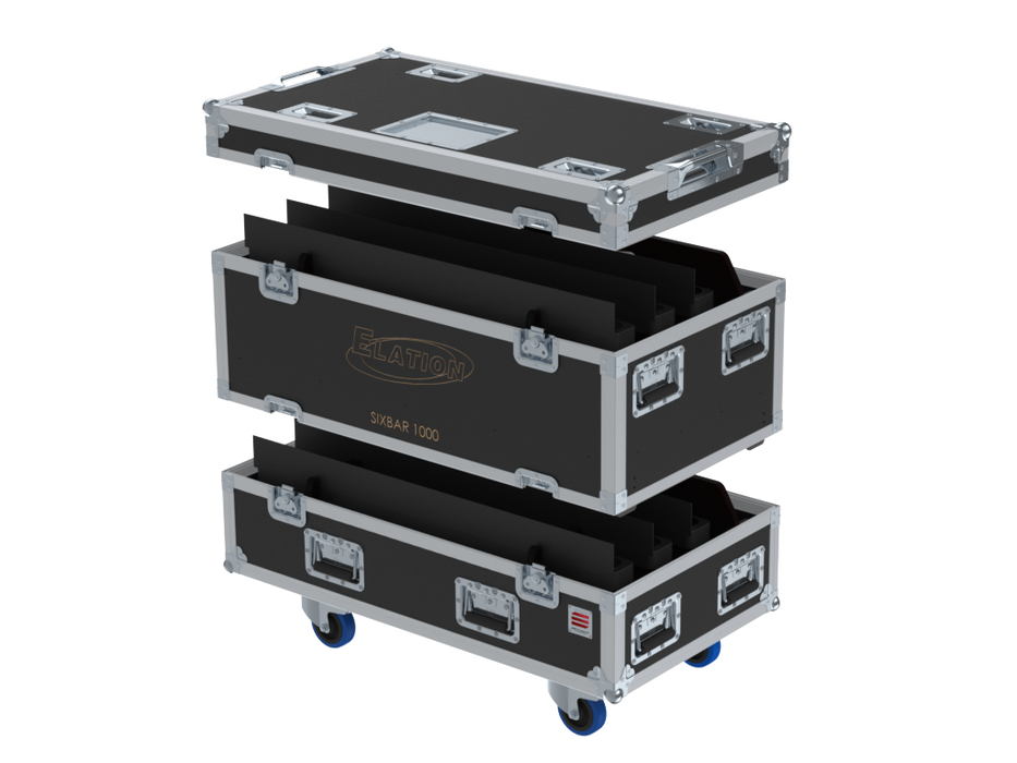 Santosom Blind Flight case PRO-3M, 12x ELATION Sixbar 1000