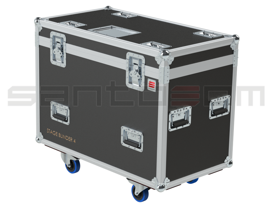 Santosom Blinder Flight Case PRO, 6x Showtec Stage Blinder 4