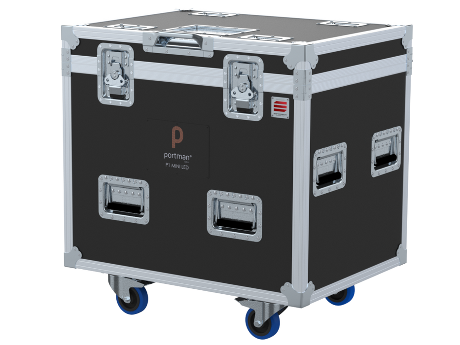 Santosom Projector Flight case PRO, 3x Portman P1 Mini Led