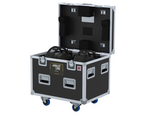 Santosom Projector Flight case PRO, 2x Minuit Une IVL Photon