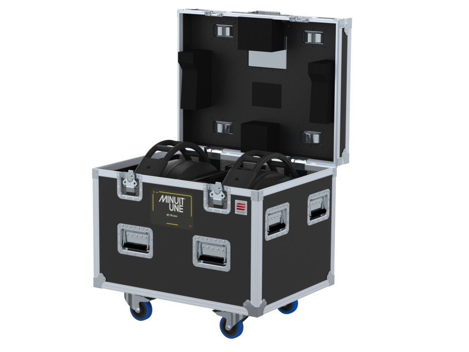 Santosom Projector Flight case PRO, 2x Minuit Une IVL Photon