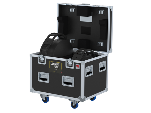 Santosom Projector Flight case PRO, 2x Minuit Une IVL Photon