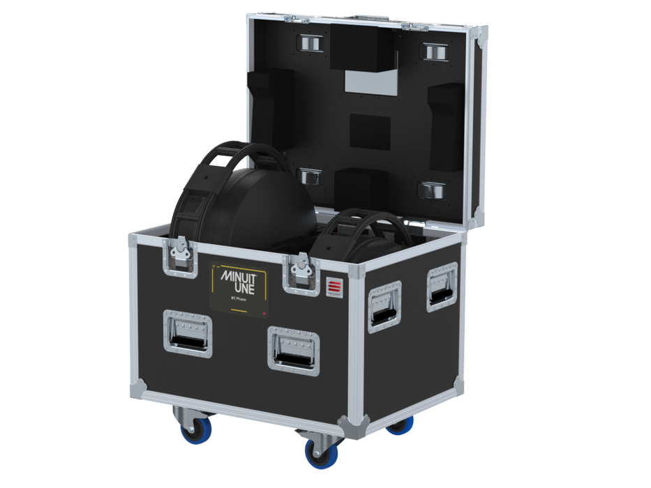 Santosom Projector Flight case PRO, 2x Minuit Une IVL Photon