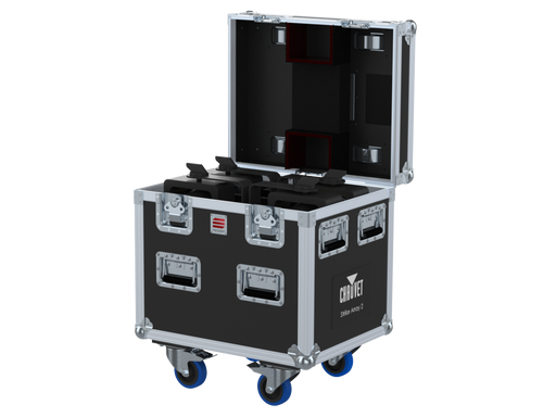 Santosom Blinder Flight case PRO, 4x Chauvet Strike Array 2