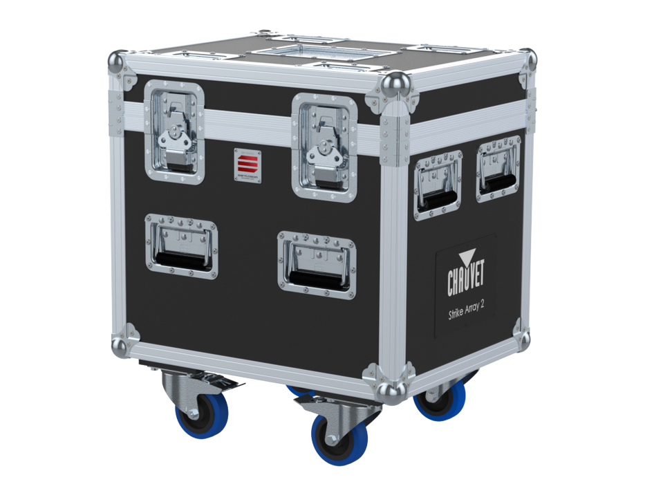 Santosom Blinder Flight case PRO, 4x Chauvet Strike Array 2