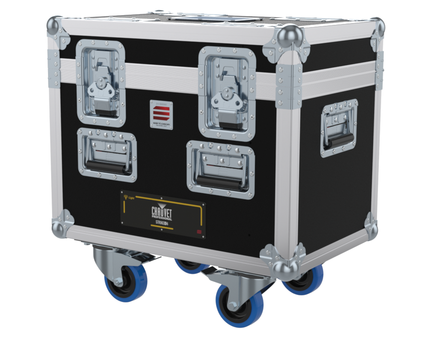 SANTOSOM Flight case PRO, 2x Chauvet Strike Array 4