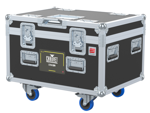 Santosom Blinder Flight case PRO, 4x Chauvet Strike Array 4