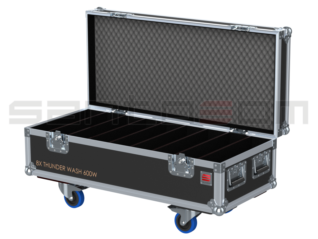 Santosom Blinder Flight Case, 8x Cameo Thunder Wash 600W