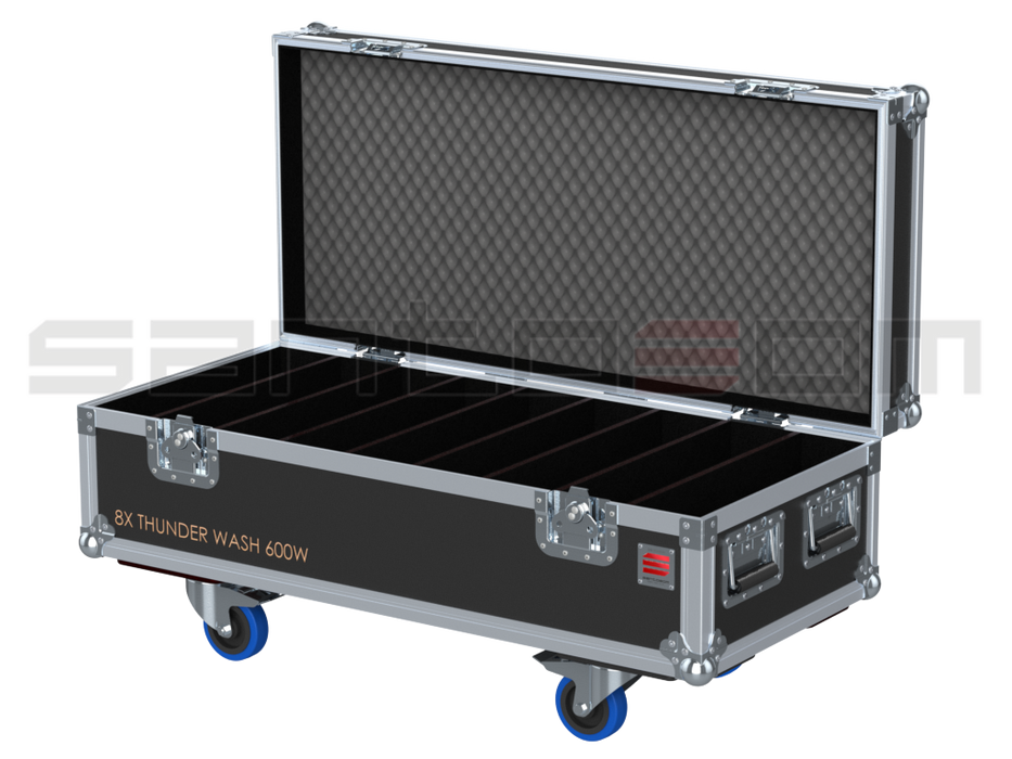 Santosom Blinder Flight Case, 8x Cameo Thunder Wash 600W