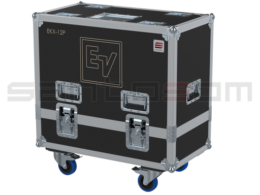 SANTOSOM Cabinet Flight case PRO, 2x Electro-Voice EKX-12P
