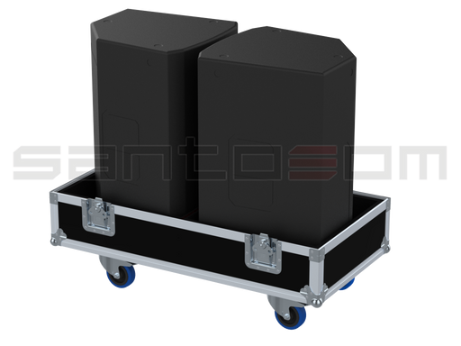 Santosom Cabinet Flight Case Pro, 2x Electro-Voice ETX-15P