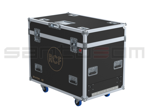 Santosom Cabinet Flight case, 2x RCF EVOX 12 (TOP + SUB)