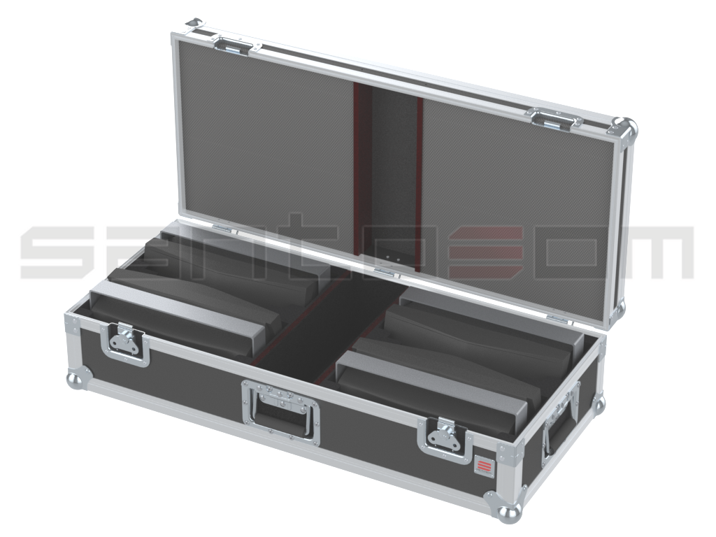 Santosom Cabinet Flight Case PRO, 4x DAS Arco 24T + 4x Acess. (AXU-AC24)