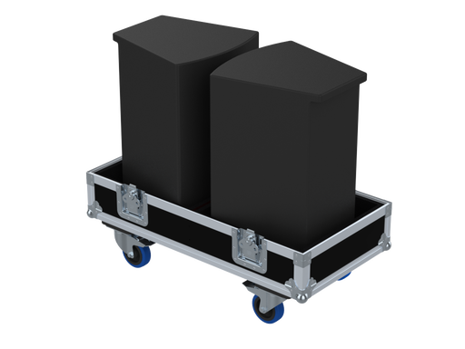 Santosom Cabinet Flight Case PRO, 2x Martin Audio W2