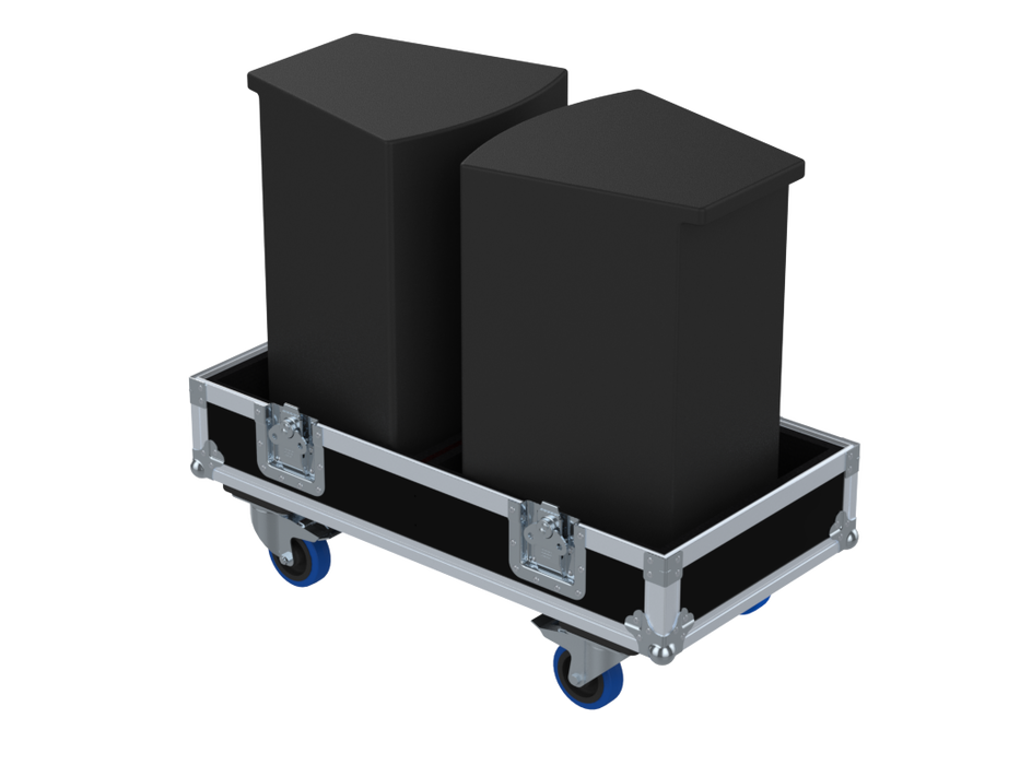 Santosom Cabinet Flight Case PRO, 2x Martin Audio W2