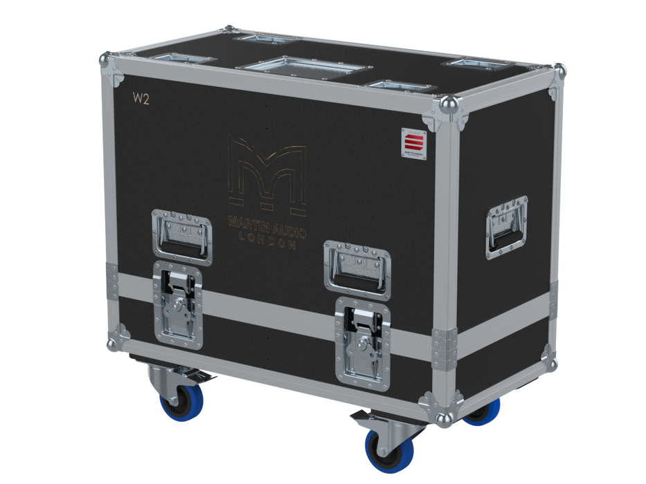 Santosom Cabinet Flight Case PRO, 2x Martin Audio W2