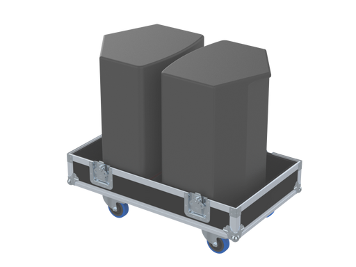 Santosom Cabinet Flight Case Pro, 2x Electro-Voice Plasma P1