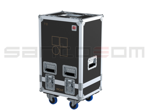Santosom Cabinet Flight Case PRO, 4x D&B T10