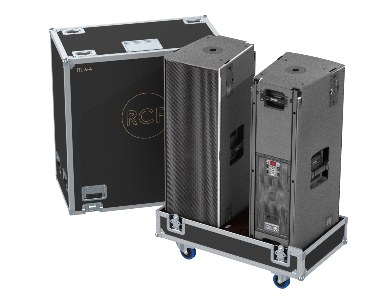 Santosom Cabinet Flight case PRO, 2x RCF TTL 6-A (V2)