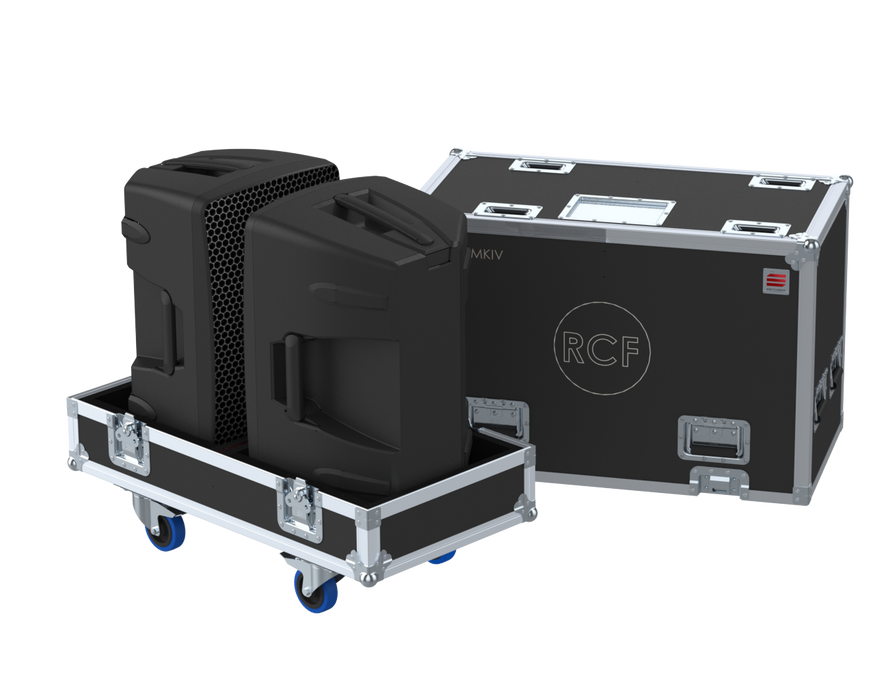 Santosom Cabinet Flight case PRO, 2x RCF 32-A MKIV