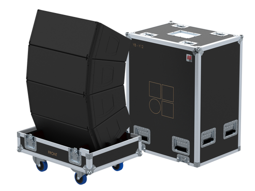 Santosom Cabinet Flight case PRO, 4x D&B Y8/Y12