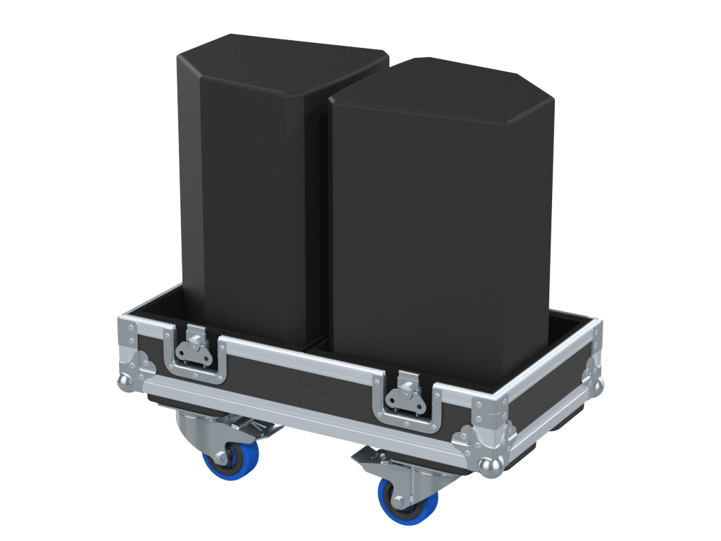 Santosom Cabinet Flight case, 2x DB Technologies LVX8