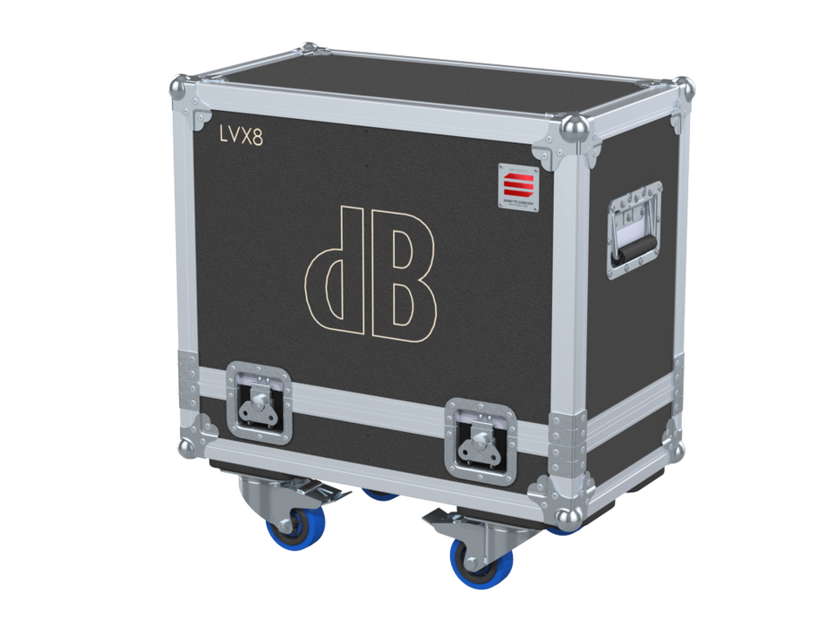 Santosom Cabinet Flight case, 2x DB Technologies LVX8