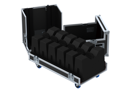 Santosom Cabinet Flight Case PRO-4, 6x Martin Audio WPM