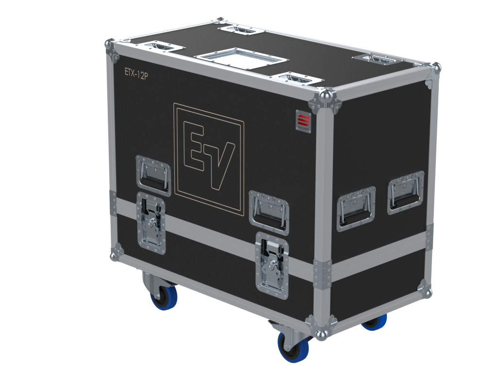 Santosom Cabinet Flight case PRO, 2x Electro-Voice ETX-12P