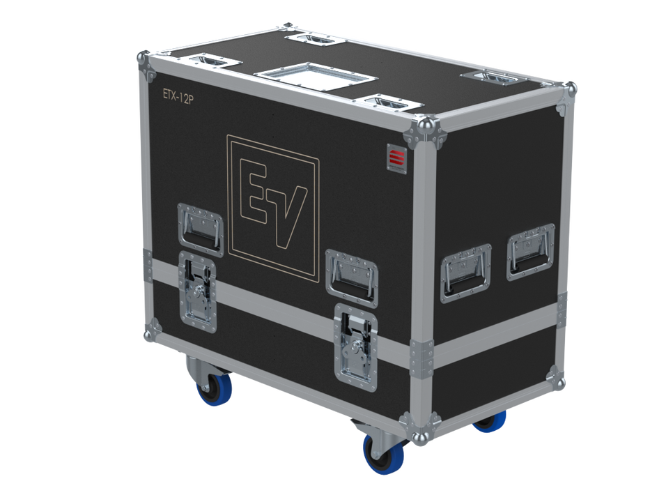 Santosom Cabinet Flight case PRO, 2x Electro-Voice ETX-12P