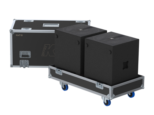 Santosom Cabinet Flight case PRO, 2x K-Array KMT18