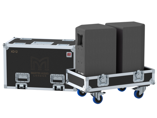 Santosom Cabinet Flight case PRO, 2x Martin Audio XD12