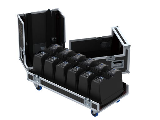 Santosom Cabinet Flight case PRO, 6x DB Technologies DVA Mini