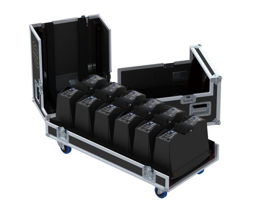 Santosom Cabinet Flight case PRO, 6x DB Technologies DVA Mini