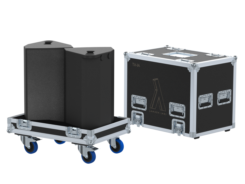 Santosom Cabinet Flight Case PRO, 2x Lambda Labs TX-1A