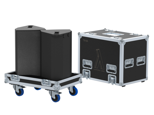 Santosom Cabinet Flight Case PRO, 2x Lambda Labs TX-1A
