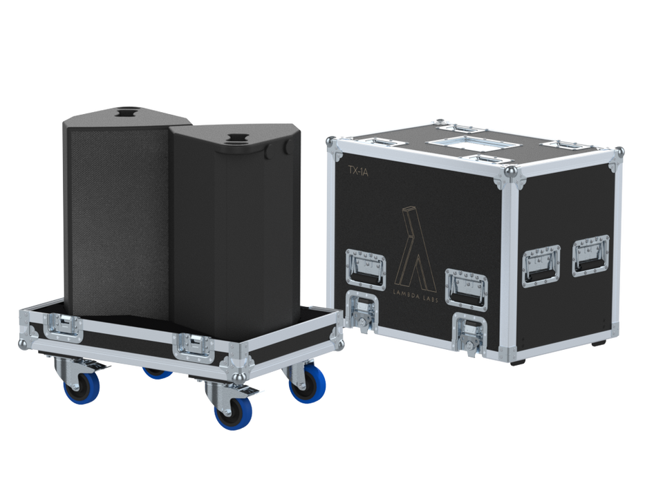 Santosom Cabinet Flight Case PRO, 2x Lambda Labs TX-1A