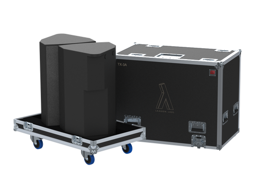 Santosom Cabinet Flight Case PRO, 2x Lambda Labs TX-3A