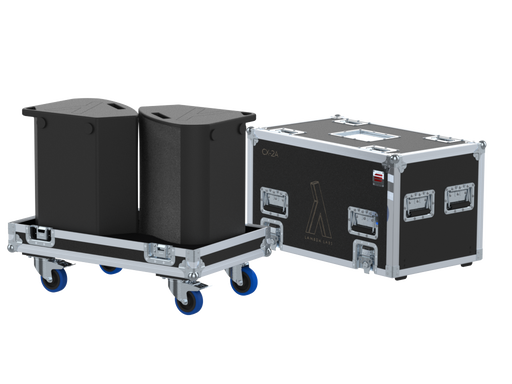 Santosom Cabinet Flight Case PRO, 2x Lambda Labs CX-2A