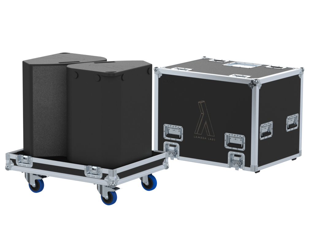 Santosom Flight case PRO, 2x Lambda Labs CX-3A