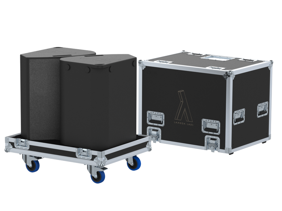 Santosom Flight case PRO, 2x Lambda Labs CX-3A