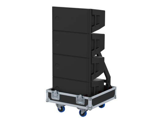 Santosom Cabinet Flight case PRO, 4x Line Array RCF HDL 10A