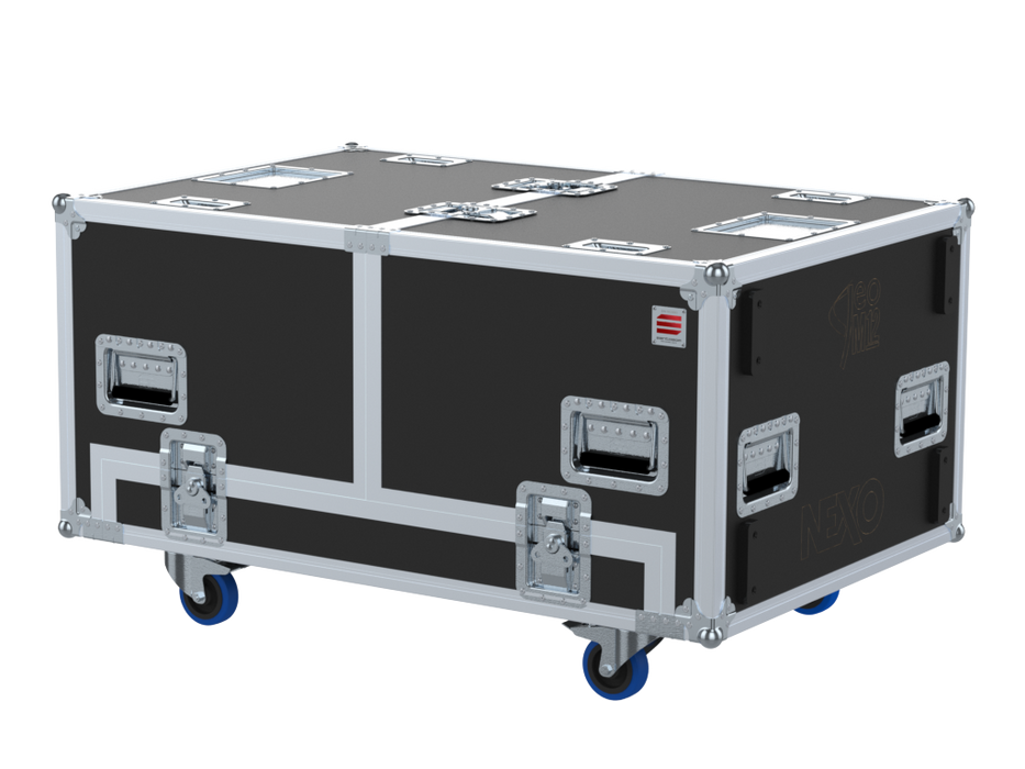 Santosom Cabinet Flight case PRO-3, 3x Nexo GEO M12